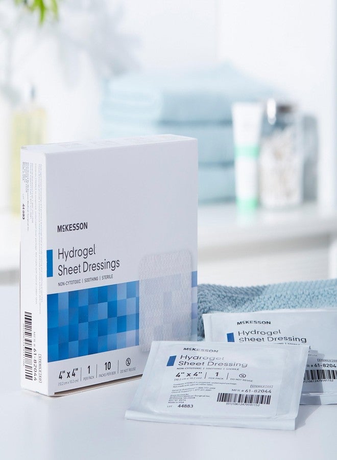 مكيسون ضمادات هيدروجيل من ماكيسون، معقمة، 4 بوصات × 4 بوصات، 10 قطع - Image 5